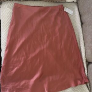 Nordstrom Coral A-Line Skirt